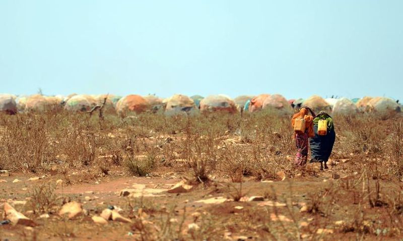 The report said Somalia was 'among the most climate-vulnerable countries in the world'