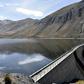 The Incachaca dam, which supplies the city of La Paz, Bolivia with water, is seen September 12, 2019