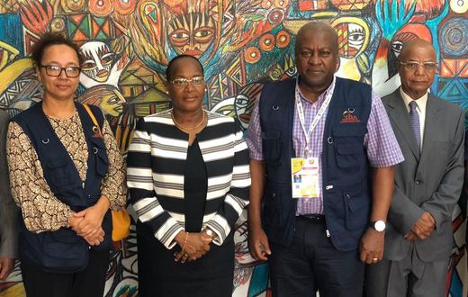 Mahama leads election observers to Mozambique