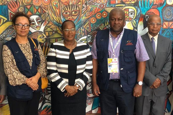 Mahama leads election observers to Mozambique