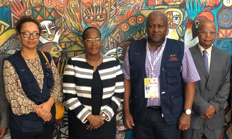 Mahama leads election observers to Mozambique