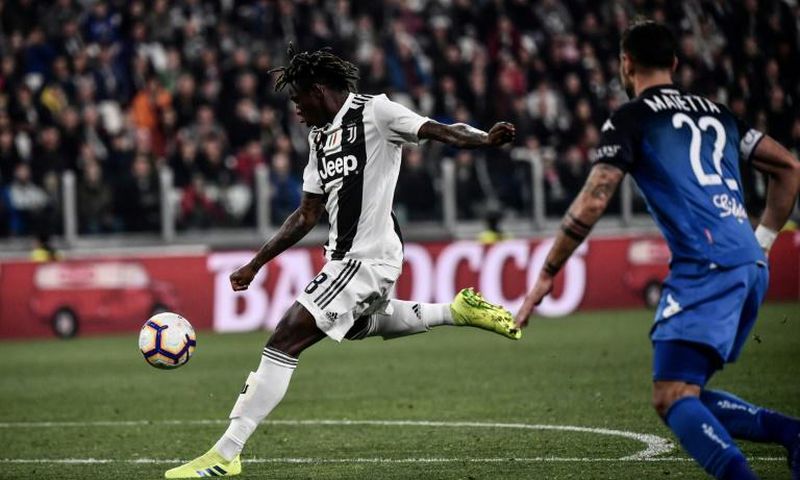 Italian forward Moise Kean scored the winner as Juventus edged closer to an eighth consecutive league title