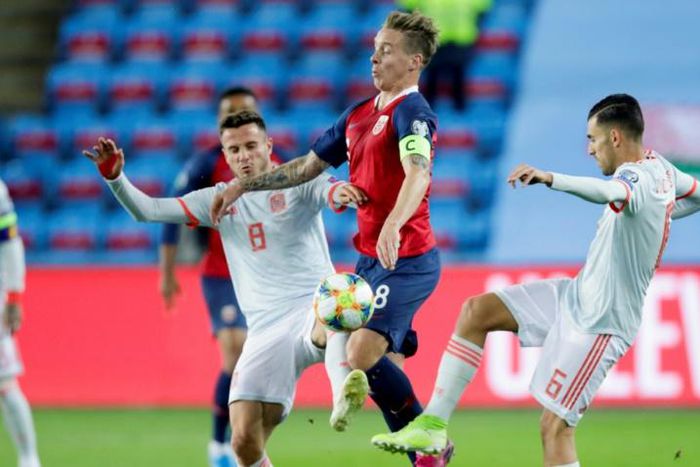 Norway held Spain to a 1-1 draw in Oslo