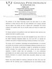 Ghana Psychology Council threatens to deal with media houses which allow ‘counsellor’ Lutterodt to speak