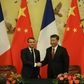 French President Emmanuel Macron and Chinese leader Xi Jinping put on a united front on the Paris climate accord after Washington pulled out