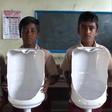 4 pupils invent low cost urinal using plastic