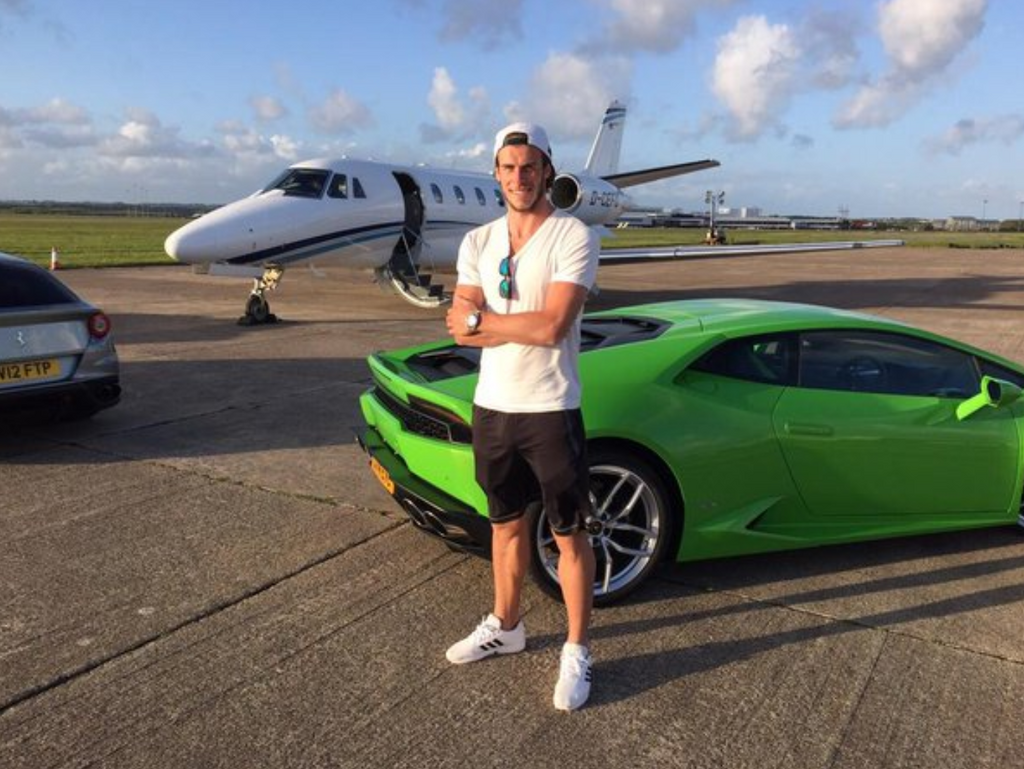 Gareth Bale (Net-worth = $125 million)