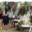 Girls attend the wake of Dawna Ray Langford and two of her children, who were among nine victims killed in an attack authorities have blamed on a drug cartel, at La Mora Ranch in Sonora State, Mexico, on November 7, 2019