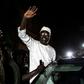 The former mayor at times emerged from of his car, raising his arms in a sign of victory