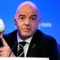 FIFA President Gianni Infantino addresses the media after a key meeting of football's world governing body in Miami