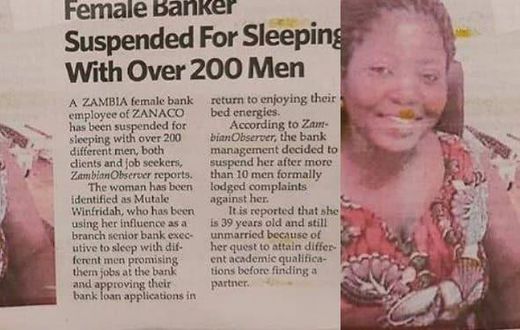 Senior bank executive suspended for sleeping with 200 clients and jobseekers