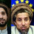 Following in the steps of his father (R), the younger Ahmad Massoud wants to build a grand coalition of anti-Taliban elements