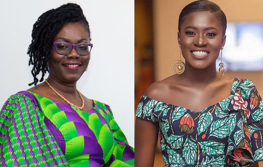 Ursula Owusu and Fella Makafui