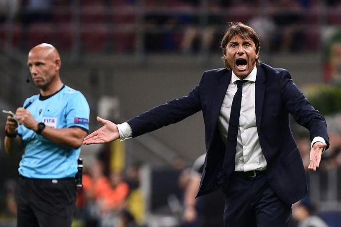 Inter Milan coach Antonio Conte previously won three Serie A titles with Juventus.