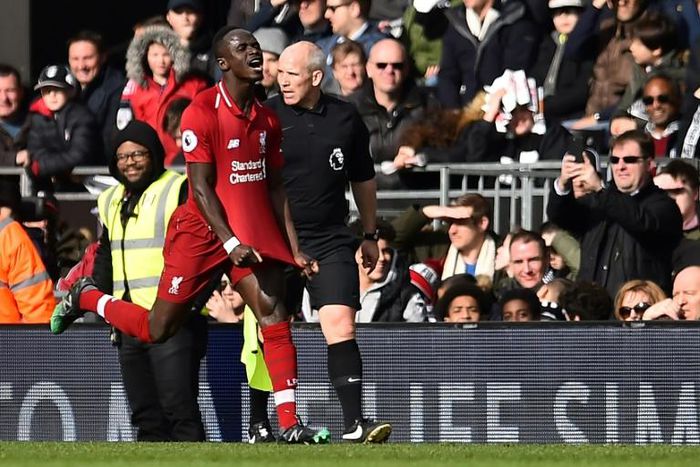 Sadio Mane scored his 11th goal in as many games to put Liverpool in front at Fulham