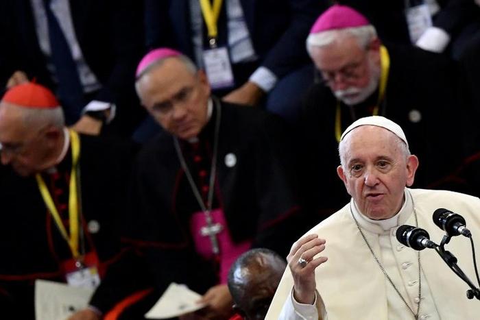 Pope Francis delivered a speech at a cross-religion meeting of young people on the first full day of his Mozambique visit