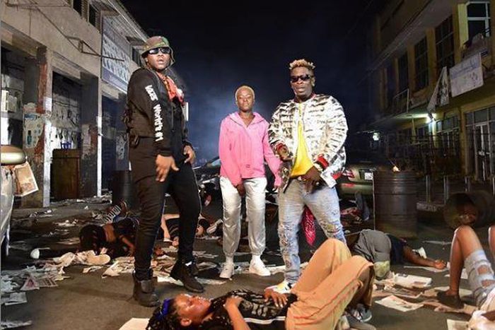 Watch Medikal's "Omo Ada" remix video featuring Shatta Wale & Fela Makafui