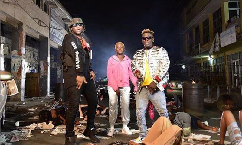 Watch Medikal's "Omo Ada" remix video featuring Shatta Wale & Fela Makafui