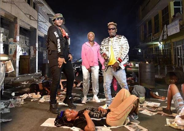 Watch Medikal's "Omo Ada" remix video featuring Shatta Wale & Fela Makafui