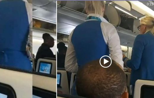 “Do you think I am your mate?” – Angry elderly man shouts at air hostess (video)