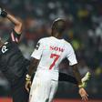 A file photo of Jackson Mabokgwane catching the ball during an Africa Cup of Nations match between South Africa and Senegal