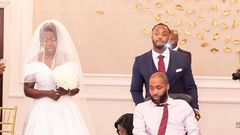 Bride insists her brother walks her down the aisle despite suffering major injuries two months to her wedding