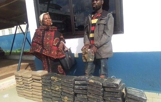 71-year-old woman arrested with 3 sacks of marijuana