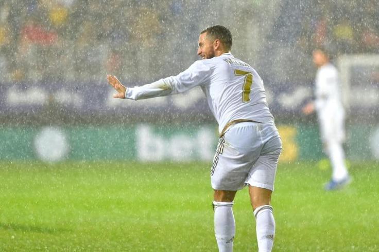 Hazard was on form as Real thumped Eibar