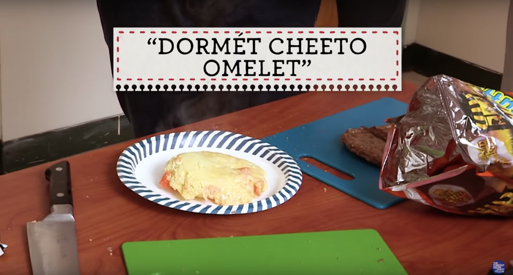 jimmy fallon gourmet dorm room recipe