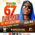 Shatta Wale confirmed for WatsUp TV 67th Legon Hall Week artiste night concert