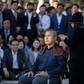 Main opposition Liberty Korea Party leader Hwang Kyo-ahn has his head shaved during a protest outside the presidential Blue House in Seoul