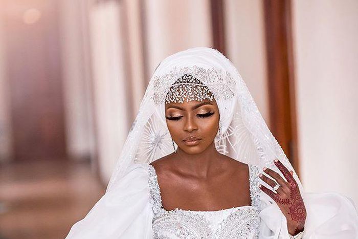 This Ghanaian Muslim bride has won our hearts with her iconic gown and beauty