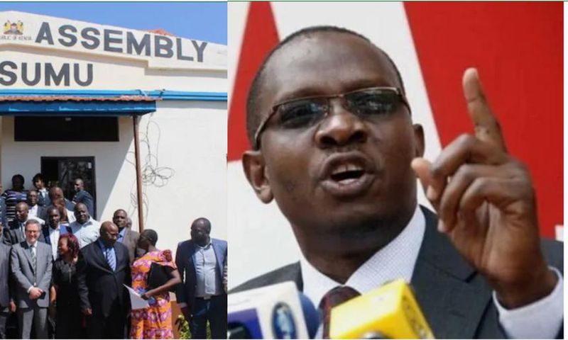 "Go and clear your name, we’ll not allow you back to office" - Kenyan lawmakers kick out speaker (video)