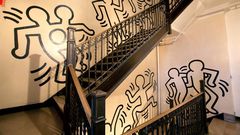 Keith Haring Mural Cut Out of New York Stairwell Heads to Auction
