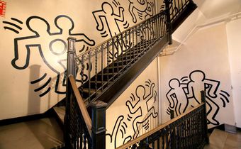 Keith Haring Mural Cut Out of New York Stairwell Heads to Auction