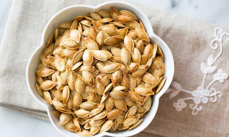 Roasted pumpkin seeds (Simply recipes)
