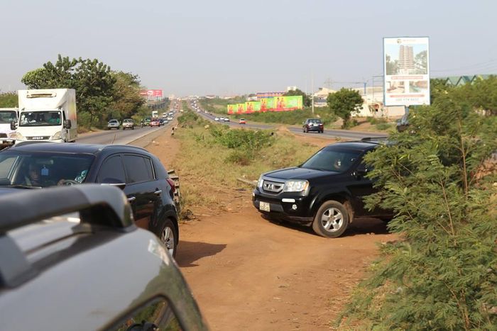 Unapproved routes on Accra-Tema motorway