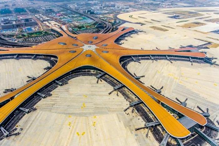 At 700,000 square metres (173 acres) the new Beijing Daxing International Airport will be one of the world's largest airport terminals