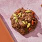 Chocolate Goji Berry-Pumpkin Seed Protein Cookies