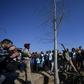 Planting for the future: Prince Harry and Botswanan schoolchildren
