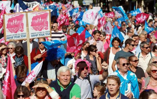 Moves in France to allow medically assisted procreation techniques for lesbian couples have triggered demonstrations
