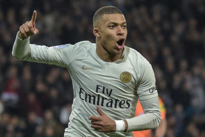Paris Saint-Germain's French forward Kylian Mbappe bagged his 27th goal of the Ligue 1 season