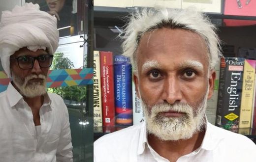 Young man nabbed after dressing like an 81-year-old man to fly to US with fake visa (video)