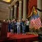 A statue of Ponca Chief Standing Bear, whose reversal of injustice in 1879 against Native Americans made him a national hero, was unveiled in the US Capitol's Statuary Hall by congressional and Nebraska dignitaries