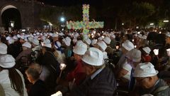 The holy town of Lourdes in southern France attracted some 770,000 visitors last year
