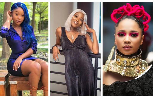Efia Odo, Efya and Deborah Vanessa serving us with awesome hair goals