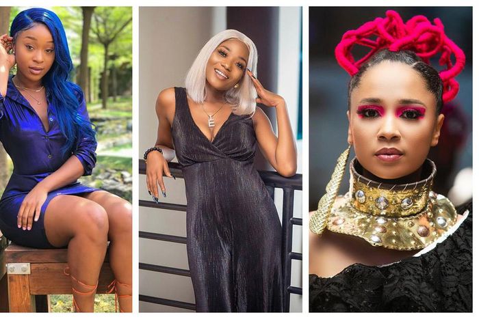 Efia Odo, Efya and Deborah Vanessa serving us with awesome hair goals