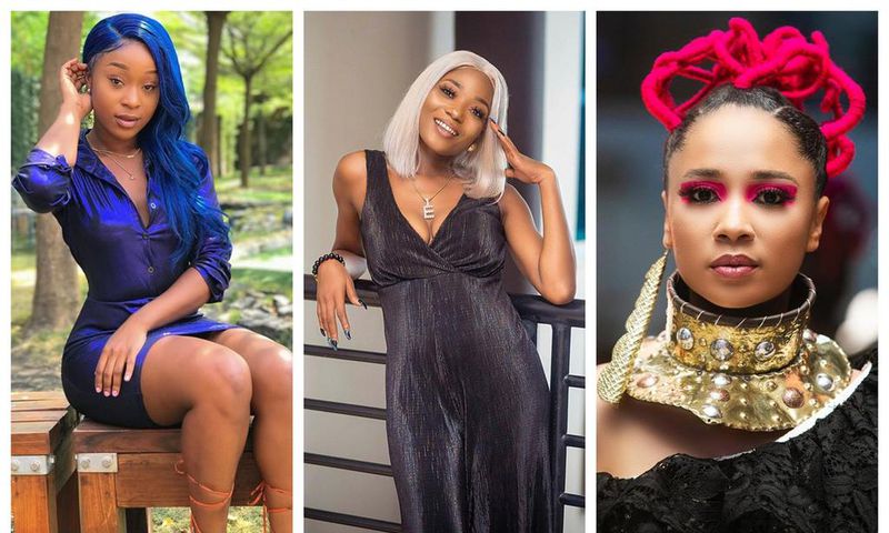 Efia Odo, Efya and Deborah Vanessa serving us with awesome hair goals