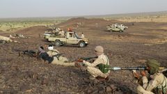 CMA Tuareg fighters operating around Kidal, northern Mali