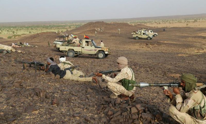 CMA Tuareg fighters operating around Kidal, northern Mali